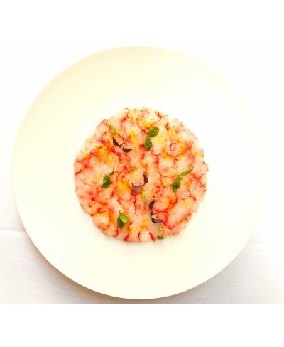 Carpaccio di gambero rosso 50 gr x 10 pezzi singoli - Gelo