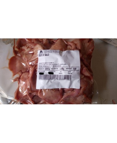 Creste di galletto da mangiare 1 kg - gelo