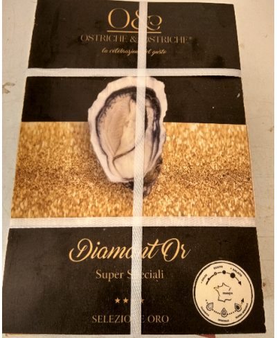 Diamont Or ostrica special n. 2 - 2 kg con oro alimentare