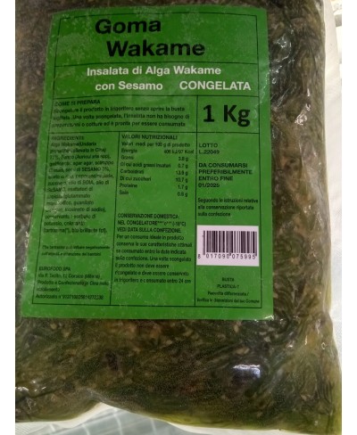Insalata di alga wakame con sesamo 1 kg - Gelo