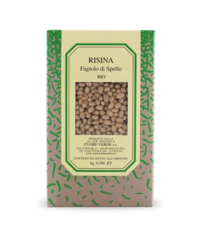 Fagioli Risina di Spello secchi - biologico 500 gr