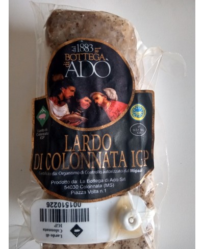 Lardo di colonnata IGP - trancio 500 gr