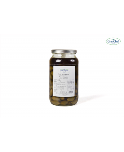 Cucunci o frutto del cappero in olio Evo 950 gr