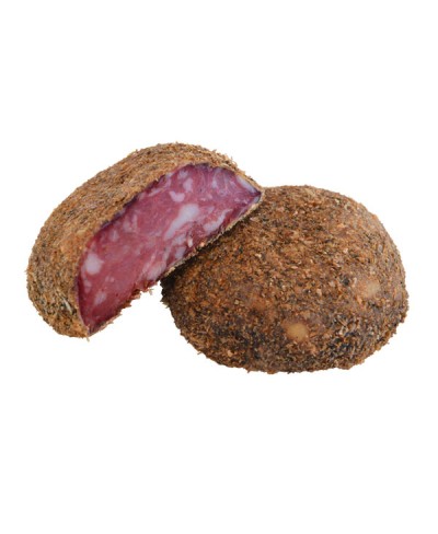 Salame Pagnottella stagionata in crusca 400 gr - Calabria