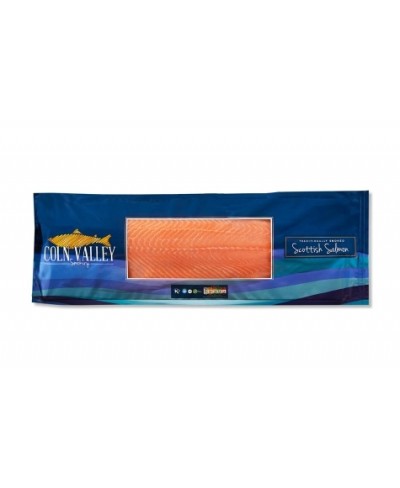 Filetto di salmone affumicato preaffettato kg 1.3 Coln Valley