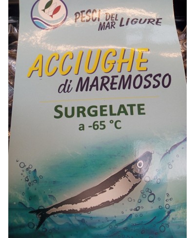 Acciughe del Mar Ligure 1 kg intere - gelo