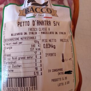 Petto di anatra Maschio 900 gr - nazionale