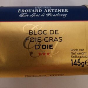 Bloc di fegato grasso oca 200 gr in lattina