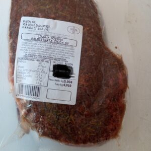Lingua bovina salmistrata cruda 1,5 kg da cuocere