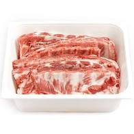 Costine di maiale senza puntine squadrate per griglia 2 kg