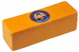 Blocco di formaggio Cheddar kg 2.5 - origine Irlanda