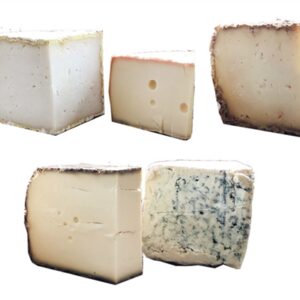 Selezione formaggi stagionati in grotta 5 pezzi x kg 2.5