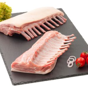 Carrè di maialino senza colonna kg 1.2 con cotenna