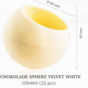 Sfera di cioccolato aperta 22 pezzi - 80 mm